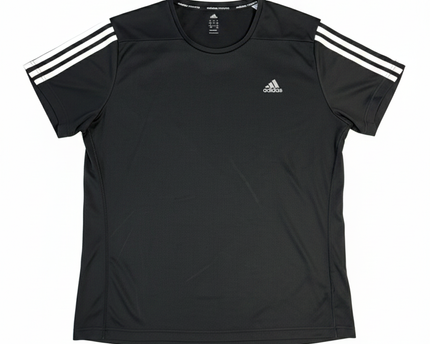 Adidas Black Climalite Running Sports T-Shirt