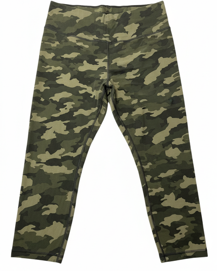 Lululemon High-Rise Camo Cropped Performance Leggings