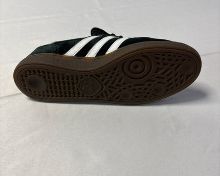 Adidas Black Three-Stripes Suede Sneakers