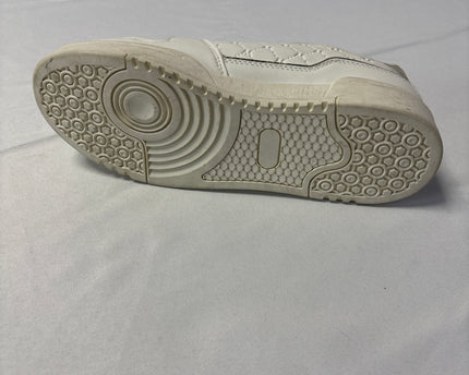 Max White Monogram Quilted Low Top Sneakers