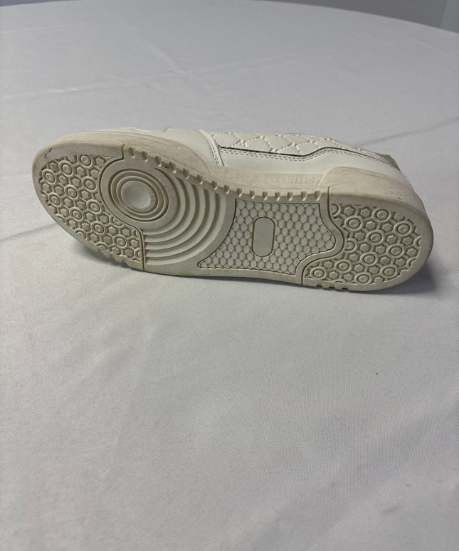 Max White Monogram Quilted Low Top Sneakers