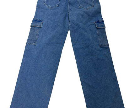 Chockhouse - Wide Leg Double Pocket Jeans - L | Waist: 30