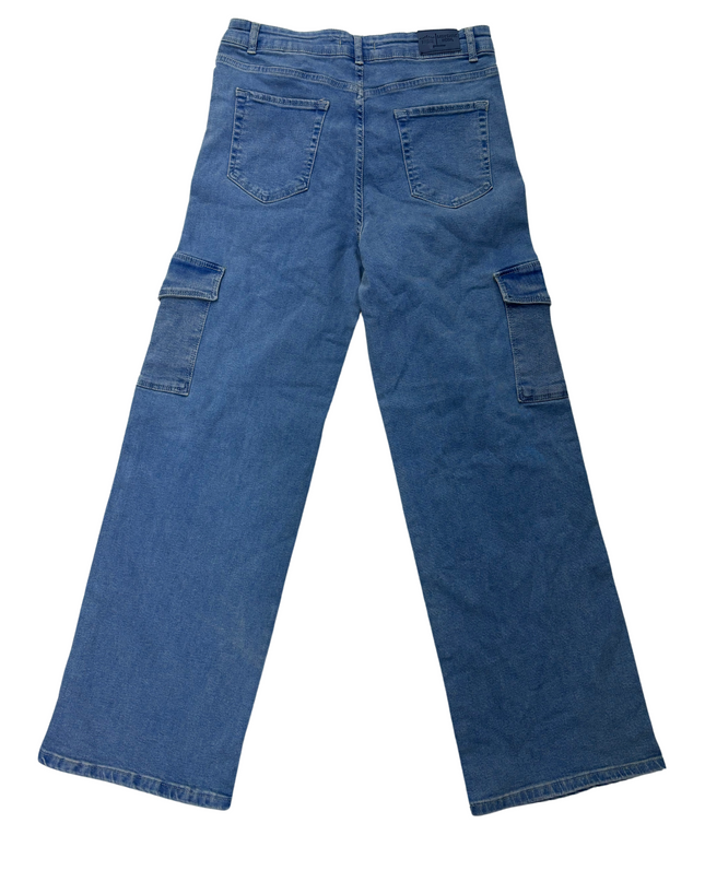 Moda Basic FK 1980 Denim Wide Leg Jeans - XL | Waist: 32