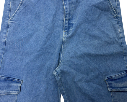 Chockhouse - Wide Leg Double Pocket Jeans - L | Waist: 30