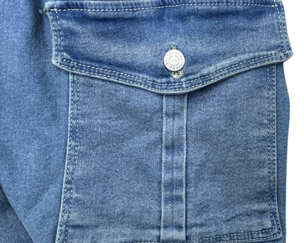 Chockhouse - Wide Leg Double Pocket Jeans - L | Waist: 30