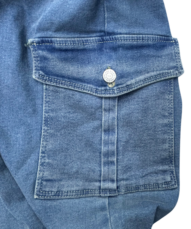 Chockhouse - Wide Leg Double Pocket Jeans - L | Waist: 30