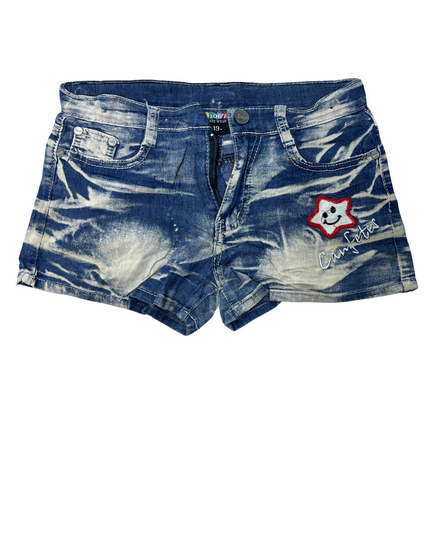 J:007 Women Denim Vintage Shorts - S | Waist: 26