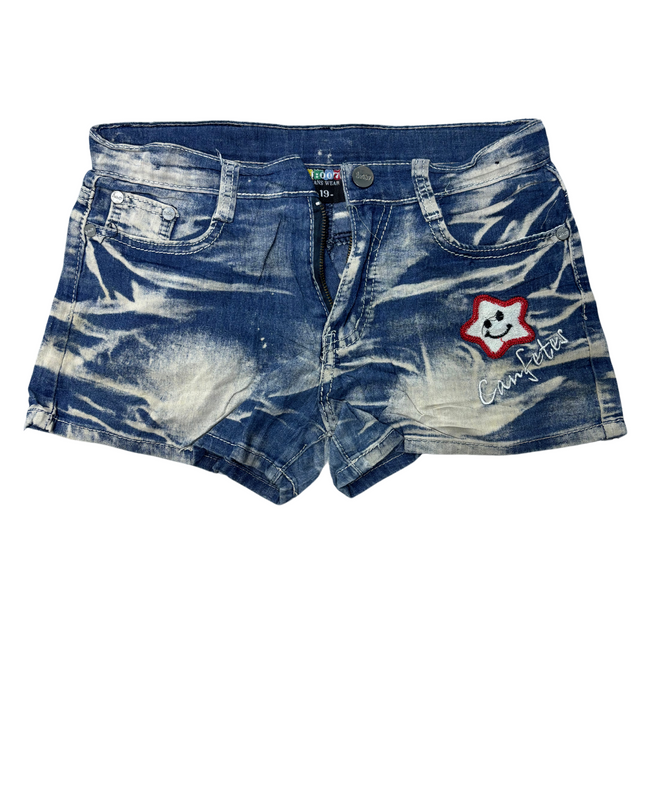 J:007 Women Denim Vintage Shorts - S | Waist: 26