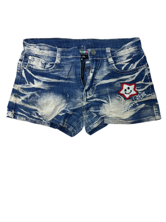 J:007 Women Denim Vintage Shorts - S | Waist: 26