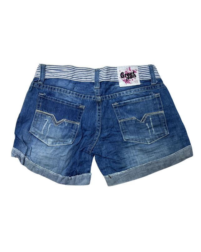 Greet Jeans Women Denim Shorts - M | Waist: 28