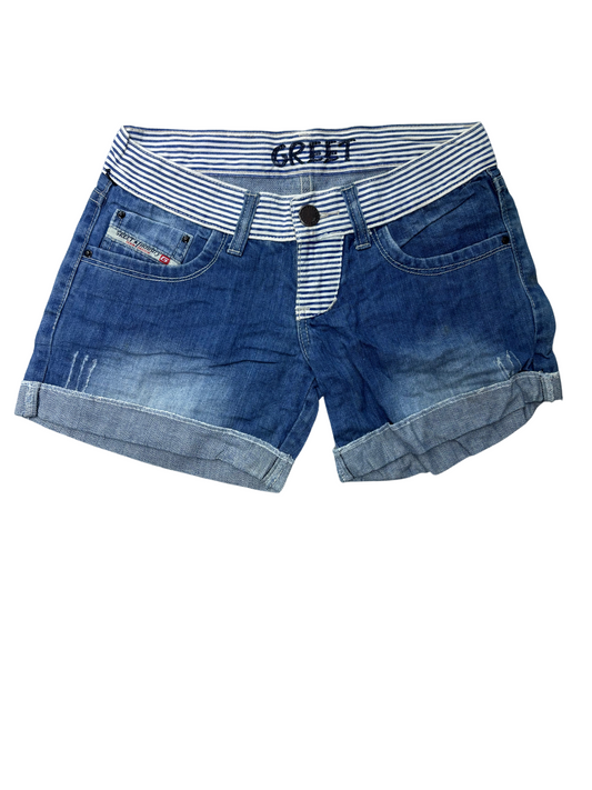 Greet Jeans Women Denim Shorts - M | Waist: 28