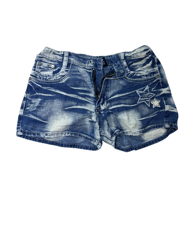J:007 Women Denim Vintage Shorts - S | Waist: 26
