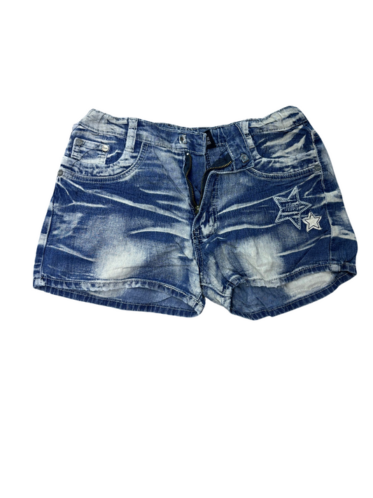 J:007 Women Denim Vintage Shorts - S | Waist: 26