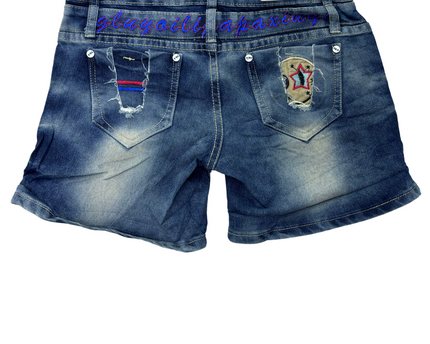 Expose Women Denim Shorts - M | Waist: 28