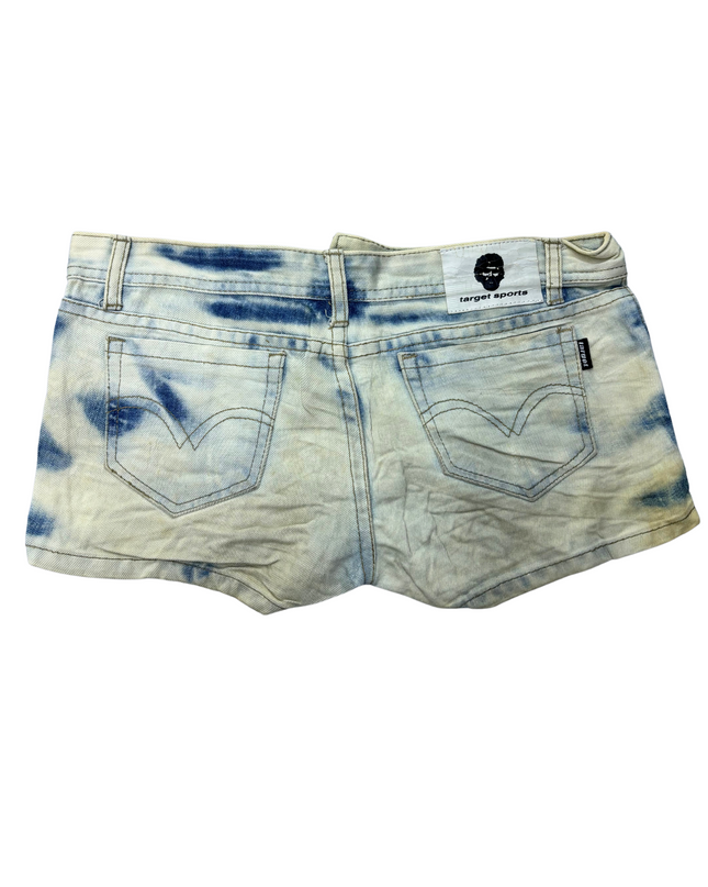 Target Women Denim Vintage Shorts - L | Waist: 30