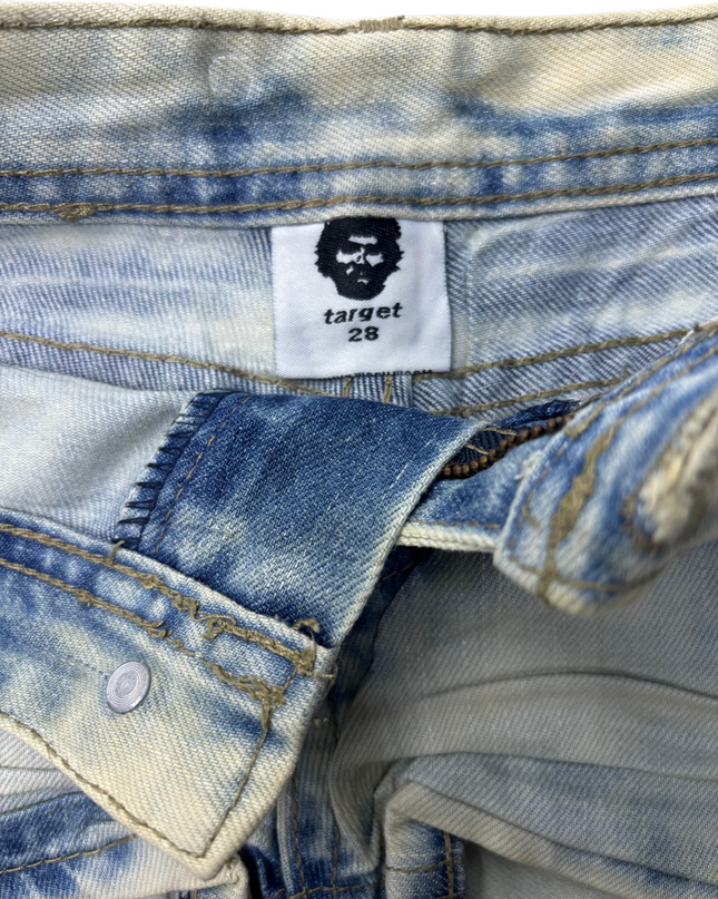 Target Women Denim Vintage Shorts - L | Waist: 30