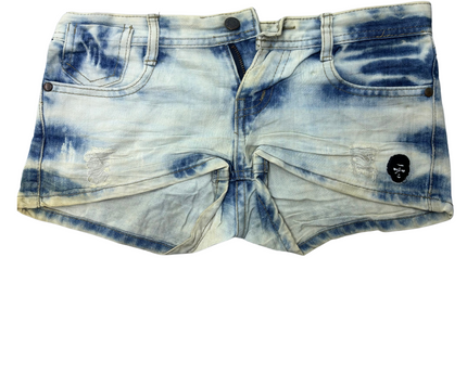 Target Women Denim Vintage Shorts - L | Waist: 30