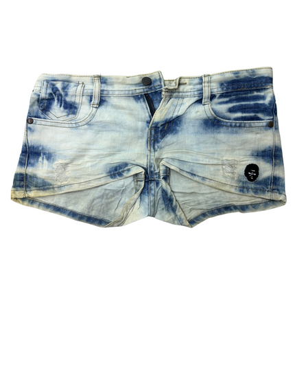 Target Women Denim Vintage Shorts - L | Waist: 30
