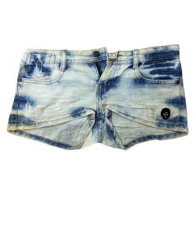 Target Women Denim Vintage Shorts - L | Waist: 30