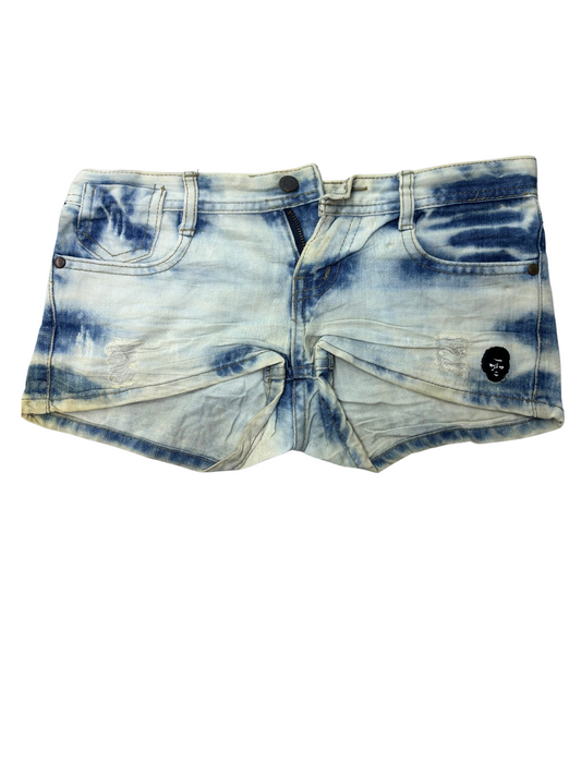 Target Women Denim Vintage Shorts - L | Waist: 30