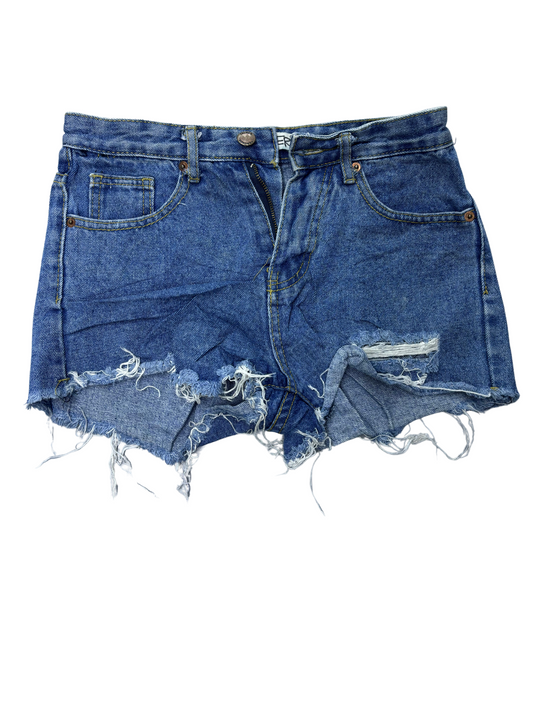 Yiner Women Denim Shorts - S | Waist: 26