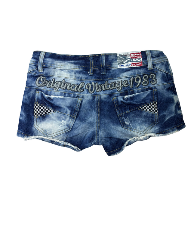 Original Vintage 1983 Women Denim Shorts - M | Waist: 28