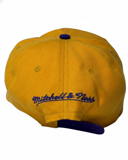 NBA Los Angeles Lakers Yellow Purple Snapback Cap