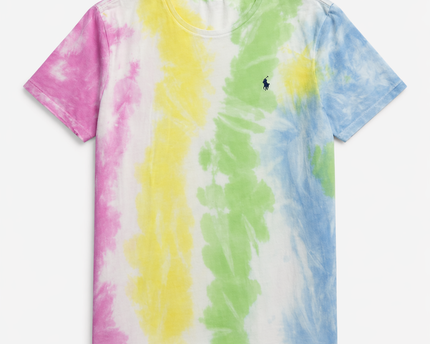 Polo Ralph Lauren Multicolor Vertical Tie-Dye T-Shirt