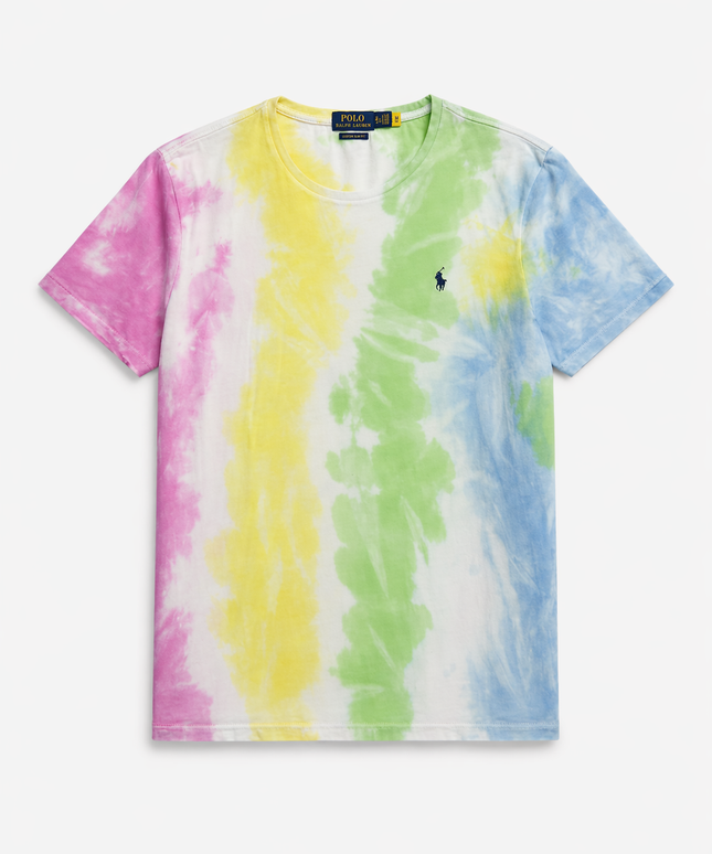 Polo Ralph Lauren Multicolor Vertical Tie-Dye T-Shirt