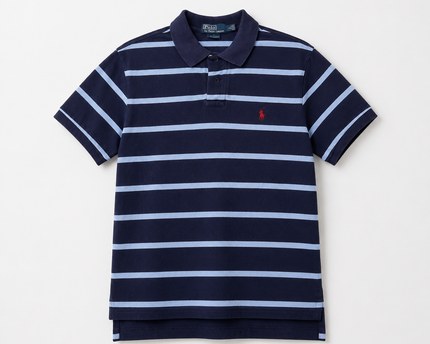 Polo by Ralph Lauren Navy Striped Polo Shirt