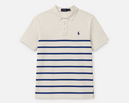 Polo Ralph Lauren White Striped Polo Shirt