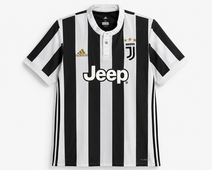 Adidas White Juventus ClimaCool Striped Jersey