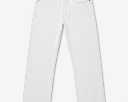 Polo Ralph Lauren White Hampton Straight Leg Jeans