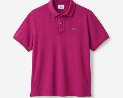 Lacoste Magenta Classic Pique Short Sleeve Polo Shirt