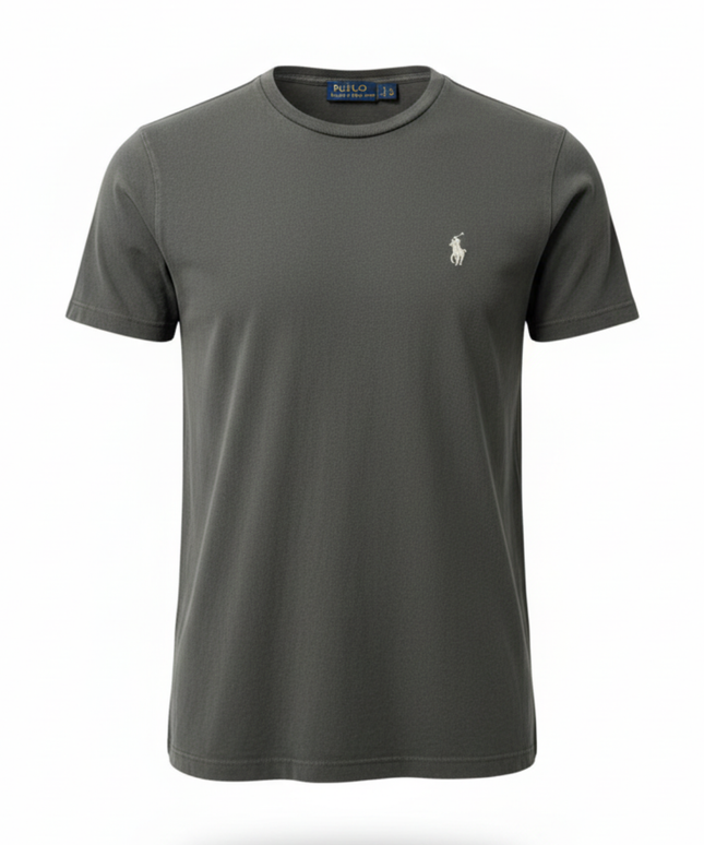 Ralph Lauren Charcoal Grey Classic Crewneck T-Shirt