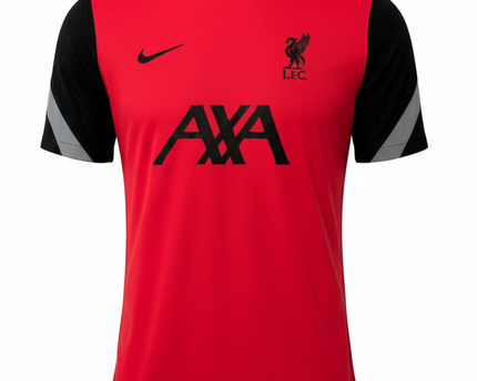Liverpool 2020/21 Red Black Training Top Jersey