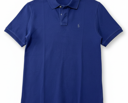 Ralph Lauren Classic Fit Royal Blue Pique Polo Shirt