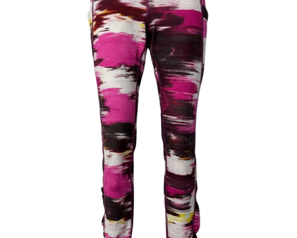 Lululemon Vibrant Abstract Print Ruched Ankle Leggings