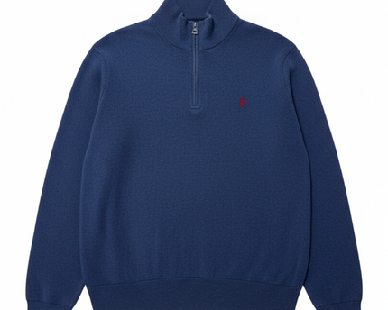 Ralph Lauren Pima Cotton Quarter-Zip Sweater