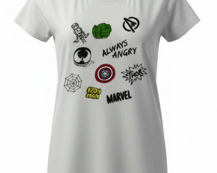 Marvel Avengers by Nap Chief Graphic T-Shirt