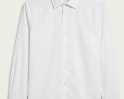Michael Kors White Airsoft Stretch Regular Fit Dress Shirt