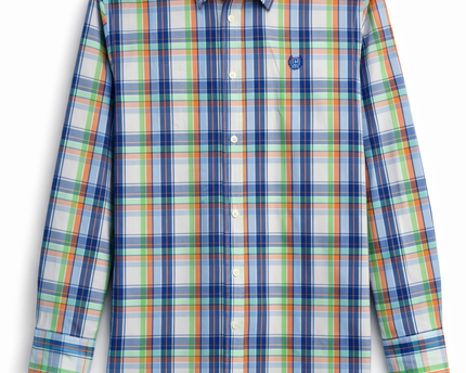 Chaps Multicolor Plaid Button-Down Shirt