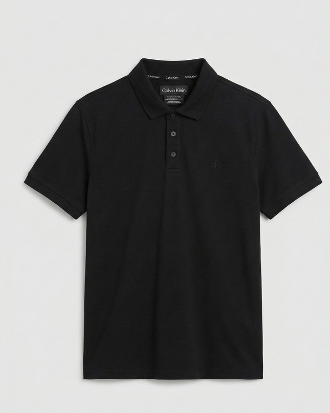 Calvin Klein Black Short Sleeve Polo Shirt