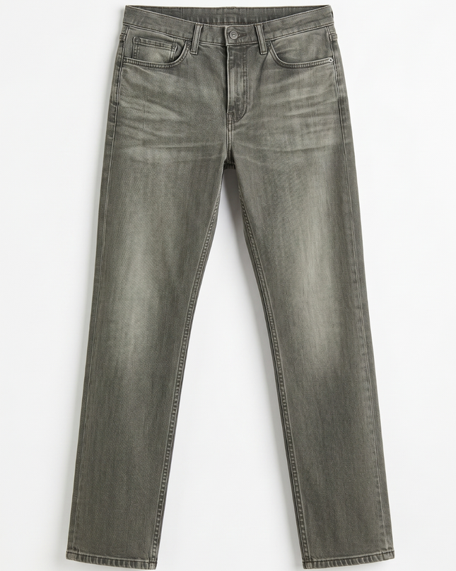 Levi's Grey Straight Leg Denim Jeans