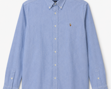 Ralph Lauren Blue Oxford Button-Down Shirt