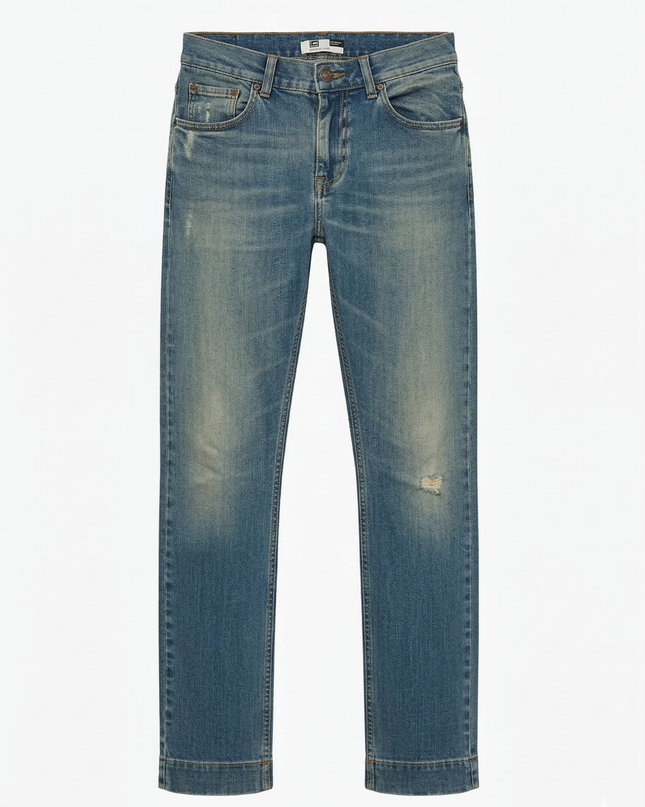 Dolce & Gabbana Blue Straight-Leg Denim Jeans