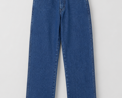 Wrangler Blue Straight Leg Cowboy Cut Jeans