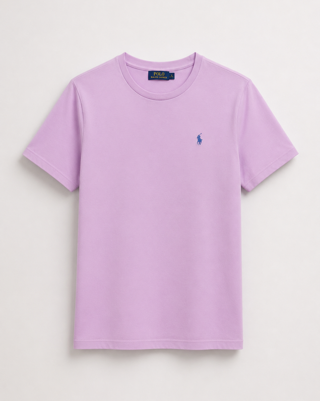 Polo Ralph Lauren Pink Slim Fit Crewneck T-Shirt