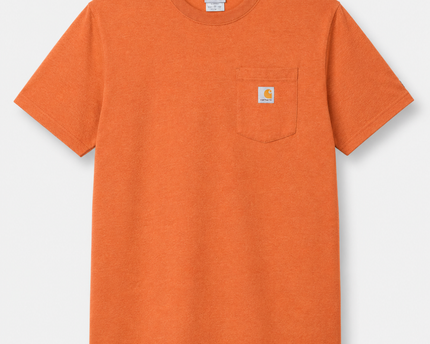 Carhartt Orange Loose Fit Pocket T-Shirt