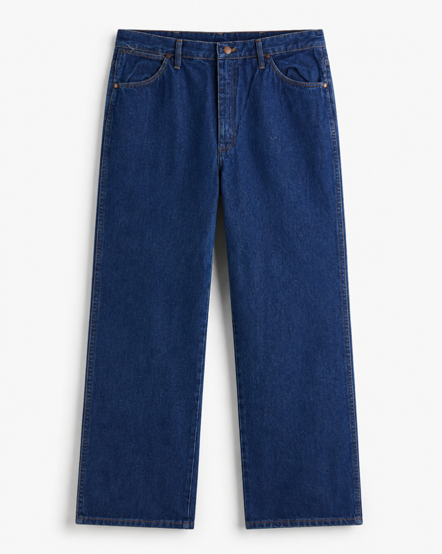 Wrangler Blue Straight Leg Men's Jeans